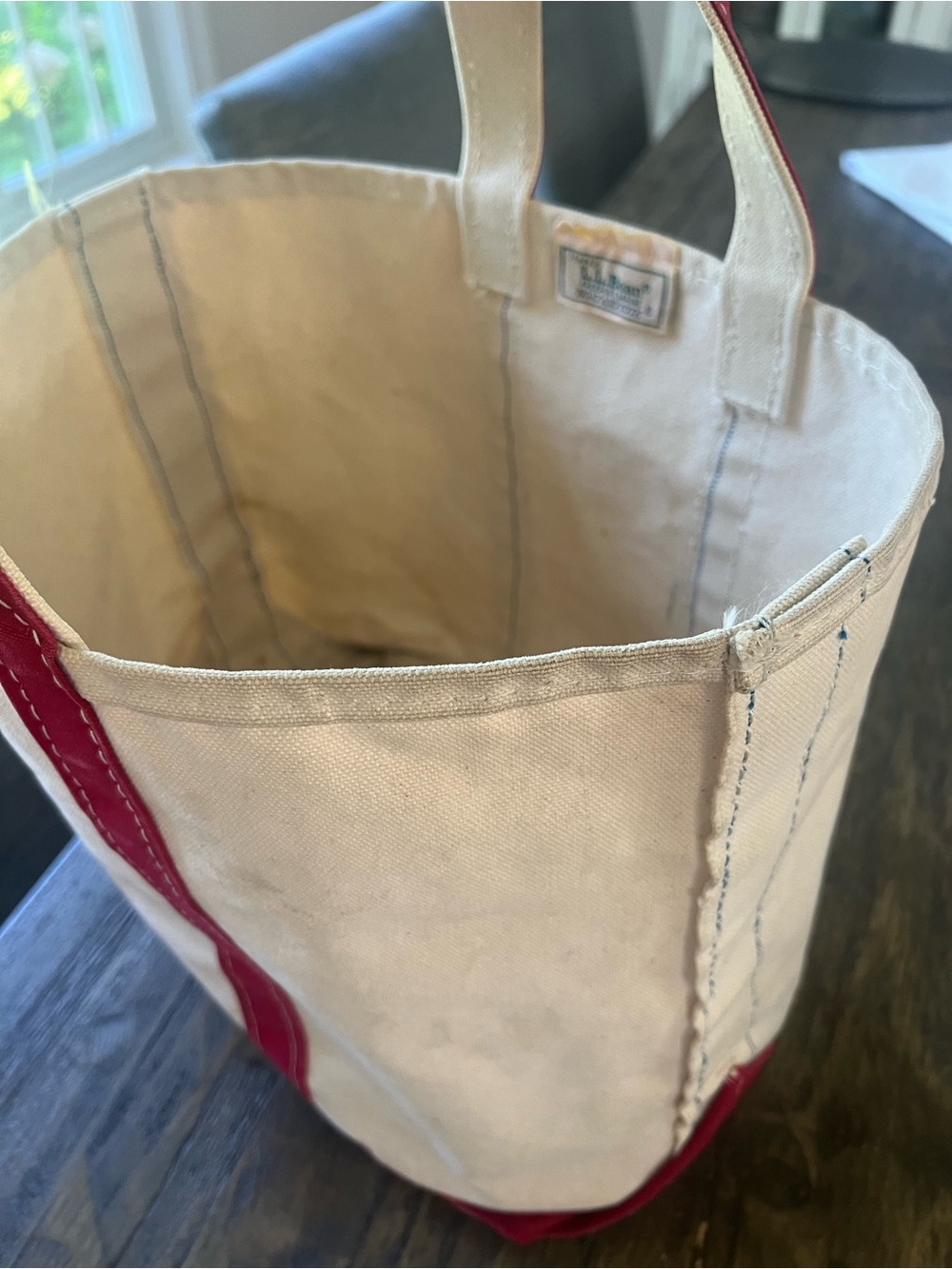 VTG LLBean Boat and Tote - Picture 2 of 11